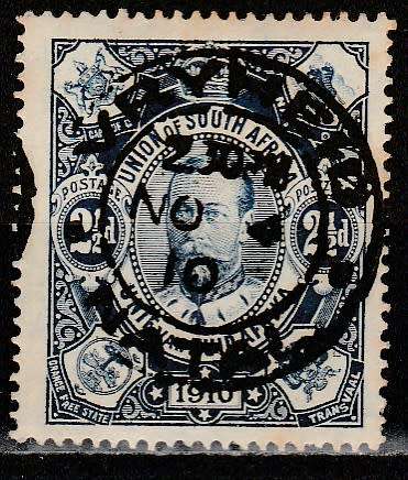 SOUTH AFRICA 1910 ISSUE SACC#1 F. D. ISSUE 4 NOV 1910 LOOK SCAN X 2