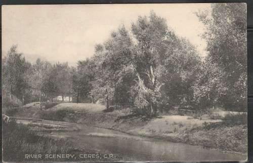 PICTURE POST CARD MINT RIVER SCENERY CERES CAPE LOOK SCAN