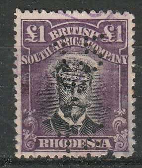 BRITISH SOUTH AFRICA COMPANY  1913 ISSUE SACC#242 IF NOT  REVENUE USAGE C/VR10,000.00 LOOK SCAN X 2