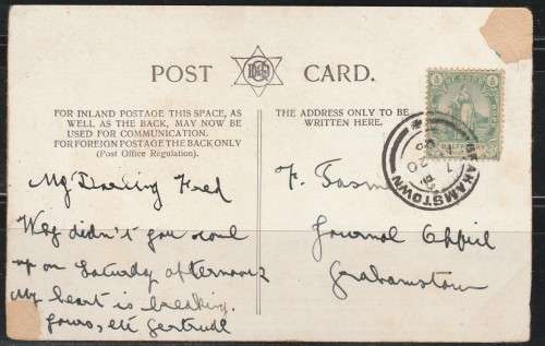 A PICTURE POST CARD SHOWING THE AUSTRALIAN TEAM ENTERING CRYSTAL PALACE GROUND READ  LOOK SCAN 2