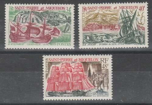 ST PIERRE AND MIQUELON 1969 ISSUE Mi#447/49 FULL SET LIGHT MOUNTED C/VR1,350.00 LOOK SCAN X 2