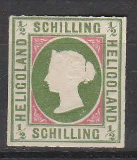 HELGOLAND 1867 ISSUE Mi#1 MINT C/VR3,475.00 READ LOOK SCAN X 2