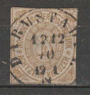 GERMANYNORDDEUTSCHER BUND 1868 ISSUE Mi#11 F.U. C/VR1,400.00 LOOK SCAN X 2