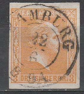 PRUSSIA 1858 ISSUE Mi#12b F.U. C/VR460.00  LOOK SCAN X 2