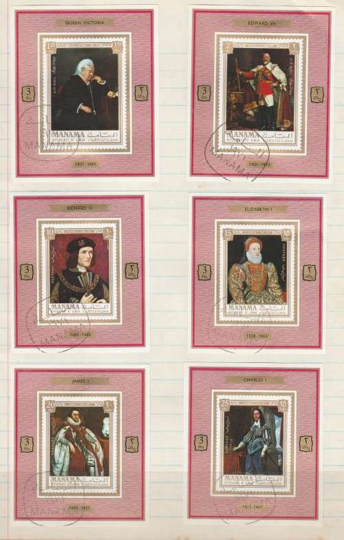 A  SELECTION OF THE MONARCHS OF GREAT BRITAIN LOOK SCAN X 2