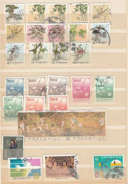 CHINA SELECTION ON STOCK CARD MINT & F.U. LOOK SCAN X 2