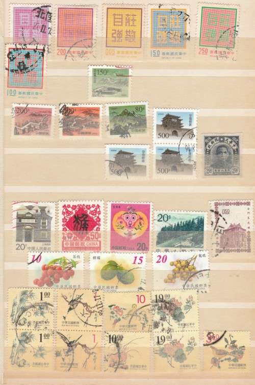 CHINA SELECTION ON STOCK CARDS  MINT & F.U. LOOK SCAN X 2