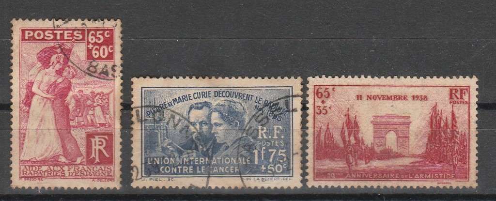 FRANCE SELECTION 1938 ISSUES F.U. LOOK SCAN