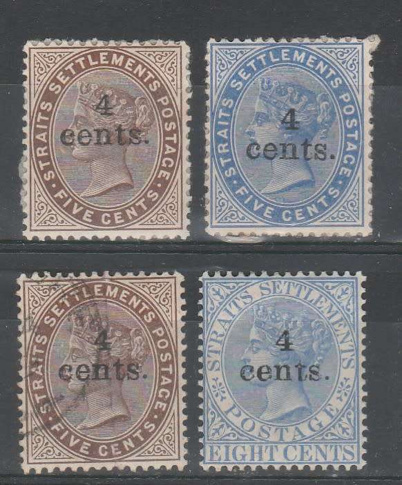 MALAYSIA STRAITS SETTLEMENTS SG#106 PLUS OTHERS MINT* AND F.U. LOOK SCAN X 2