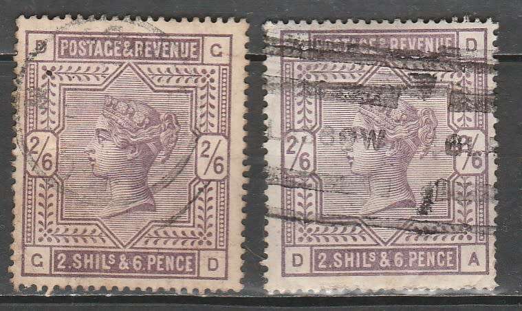GREAT BRITAIN SG#178 & 179  BOTH COLOURS LOOOK SCAN