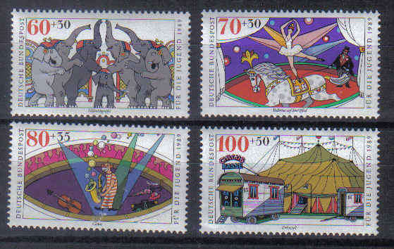 Germany BDR 1989 Set Mint Circus