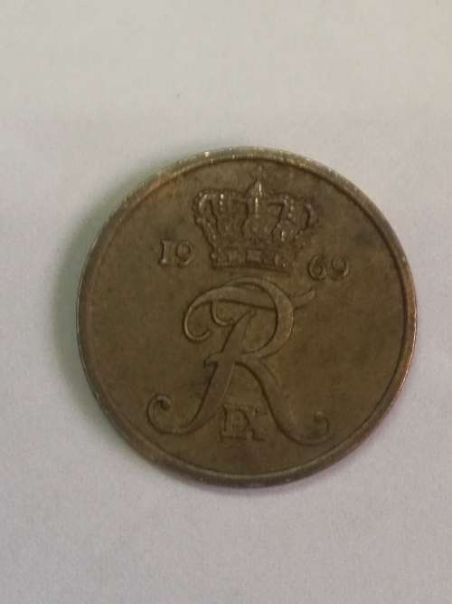 1967 5 ORE DANMARK RARE