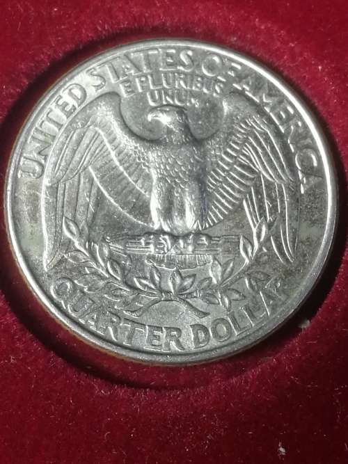 1996 D QUARTER DOLLAR USA EROR COIN DOUBLE DIE DOUBLE DIE INTHE WORD IN GOD WE TRUST AND MINTMARK I