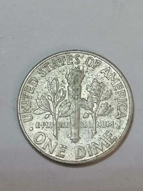 1963 ROOSEVELD DIME, SILVER COIN, 2,8 GRAM, FINENESS, 0,9000.