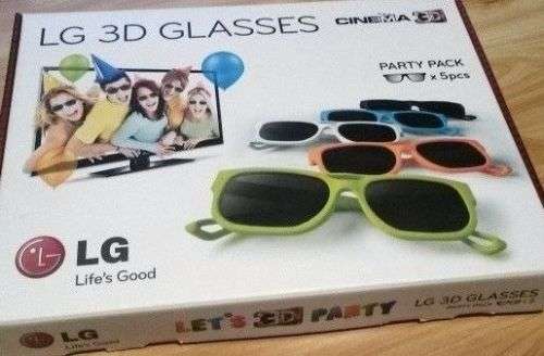 LG 3D Glasses Party Pack of 5