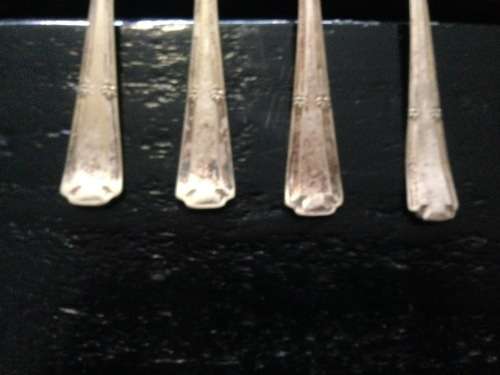 VINTAGE EPNS CAKE FORKS AND SPOONS