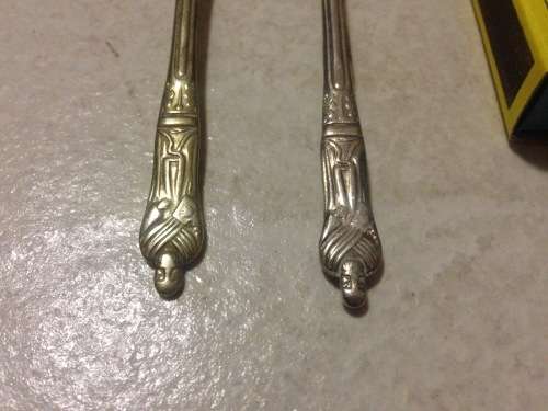 Set of Antique Miniature Spoon & Knife