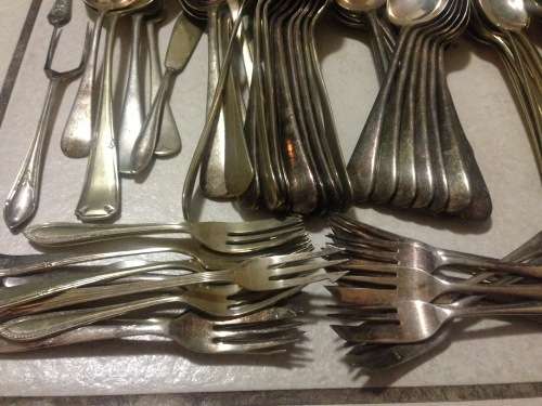 Bulk Collection of Antique EPNS Spoons