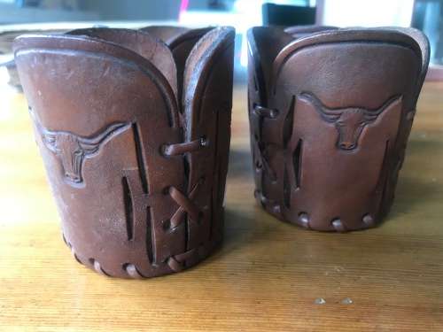 Leather Glass Holders