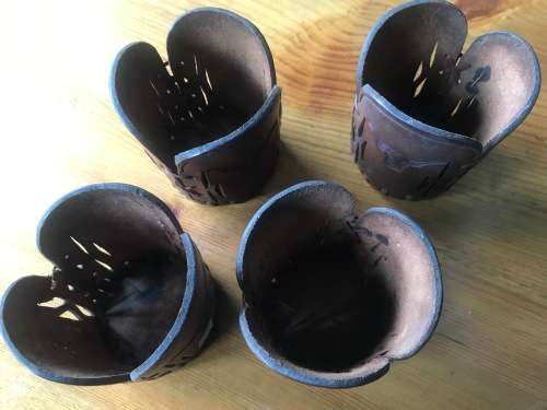 Leather Glass Holders