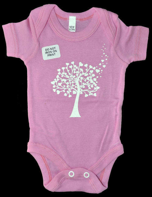 Baby Body Vest Heart Tree print (size: 6/12 months)