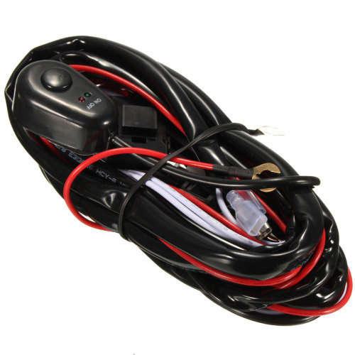 2.5M LED Work Light Bar Switch Wiring Harness Kit Loom Complete with 40A Relay & Fuse