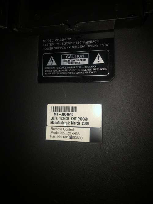 PLS READ!!!SINOTEC 32 inches LCD TV (FOR PART OR REPAIR) LCD IS DAMAGED