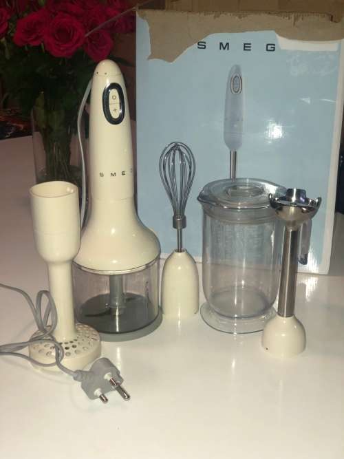 Smeg Hand Blender Set - Cream