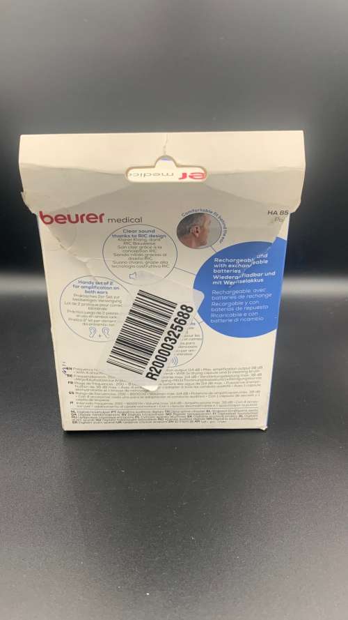 BEURER HA85 RECHARGEABLE DIGITAL HEARING AMPLIFIERS - Retail at R3,799!!!! Pls Read!!