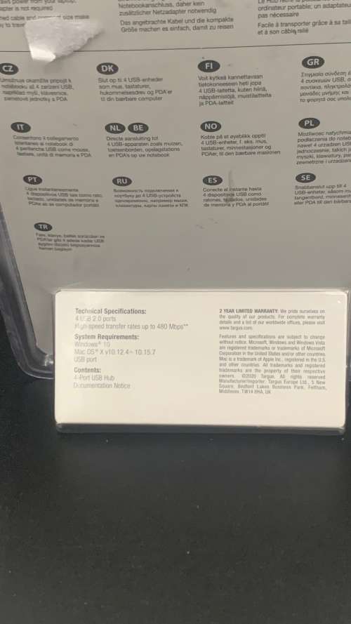 Targus 4-Port USB 2.0 Hub