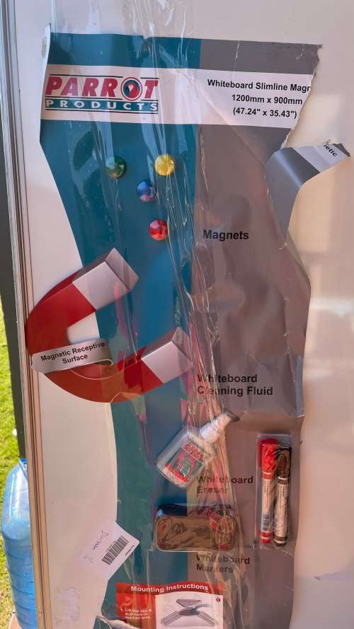 DEFECTIVE!!!! Slimline Magnetic Whiteboard (1200*900mm - Retail Pack) DEFECTIVE!!! Retail R1,500!!!