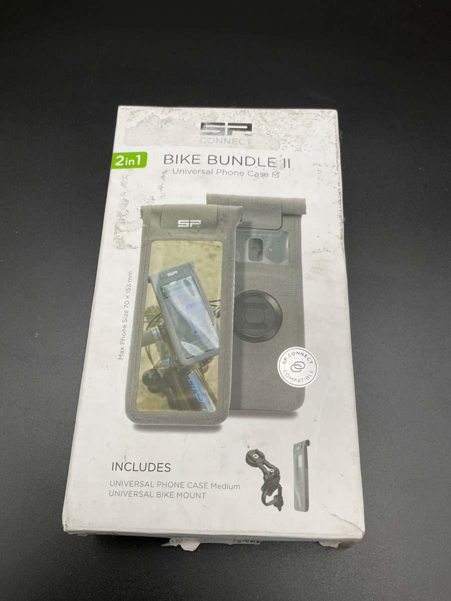 Universal Phone Case Sleeve Bike Bundle Medium - Black