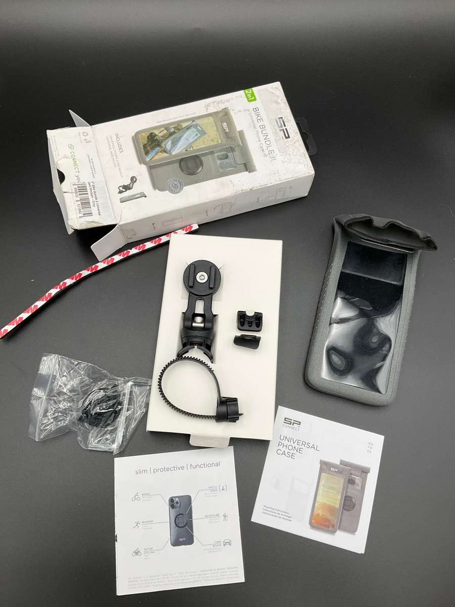 Universal Phone Case Sleeve Bike Bundle Medium - Black