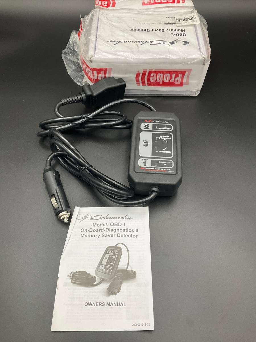 Schumacher OBD-L Memory Saver Detector - Save Your Vehicle Settings During Battery Removal