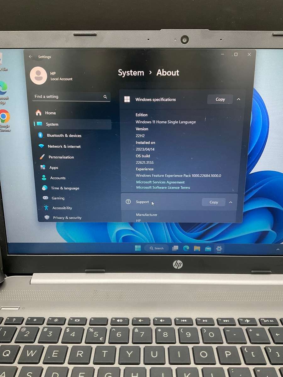 HP Notebook 250 G8 Intel Celeron 4GB 500GB 15.6` Silver