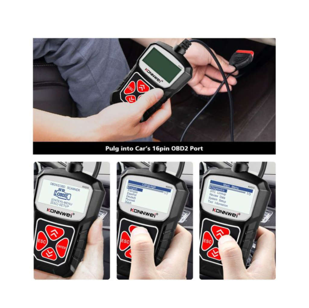 KW310 Multifunction OBD II And EOBD Auto Diagnostic Scanner Tool