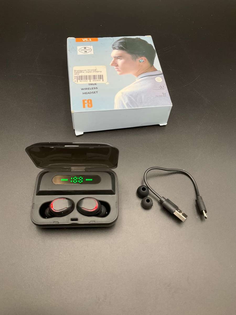 Brightgoods Wireless Earphone -digital charging case(Opened Box)