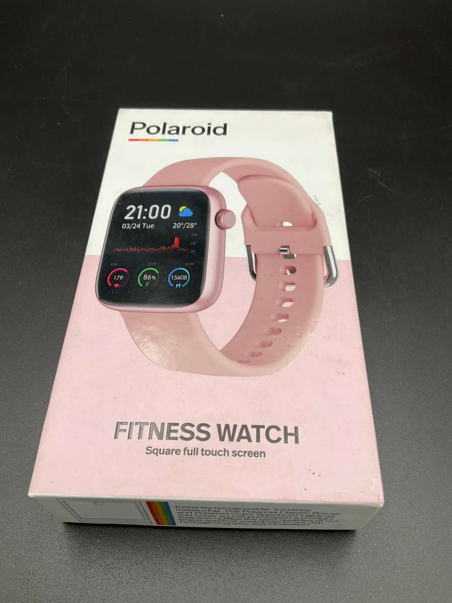 Polaroid Fit Square Full Touch Active Fitness Watch Pink ( Opened Box)