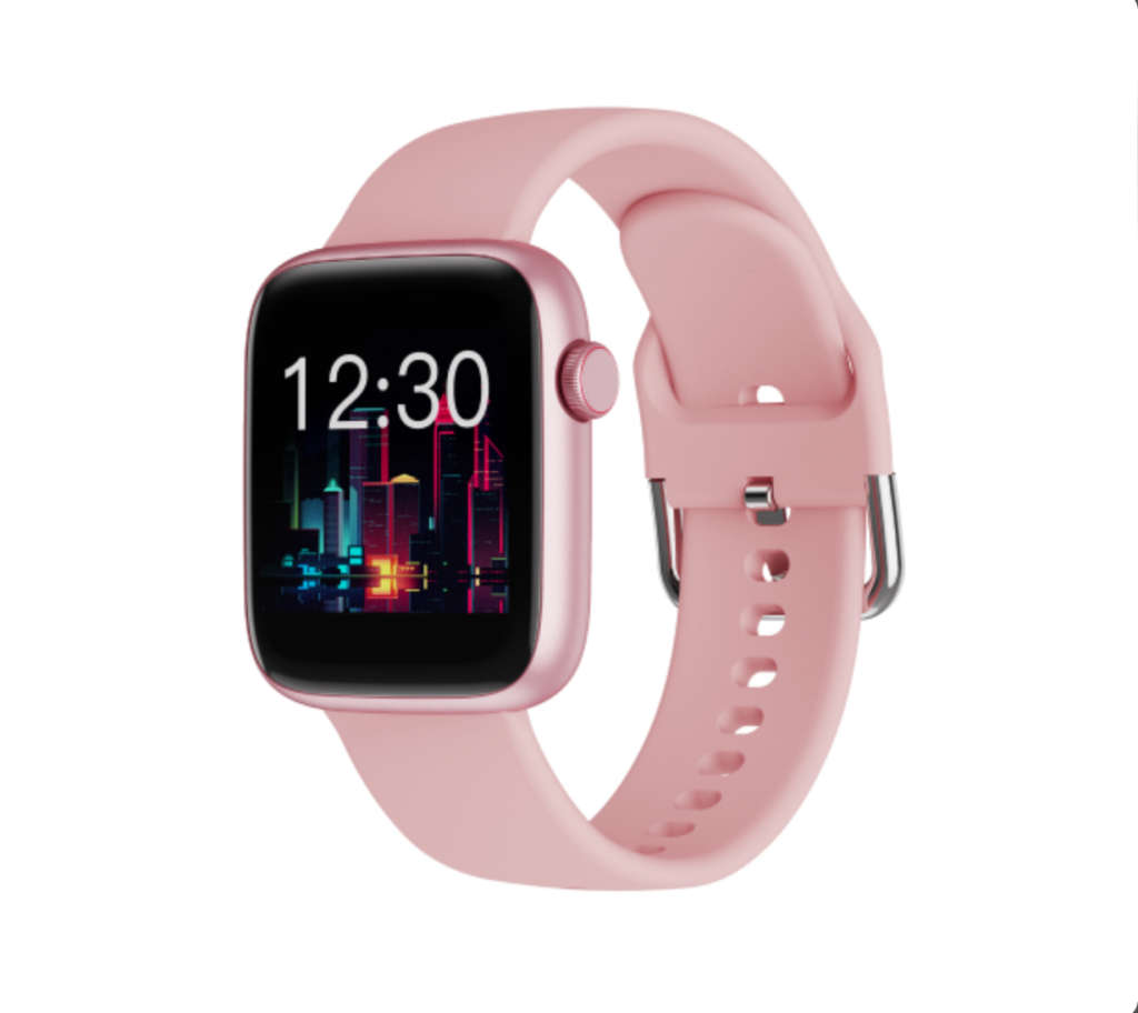 Polaroid Fit Square Full Touch Active Fitness Watch Pink ( Opened Box)