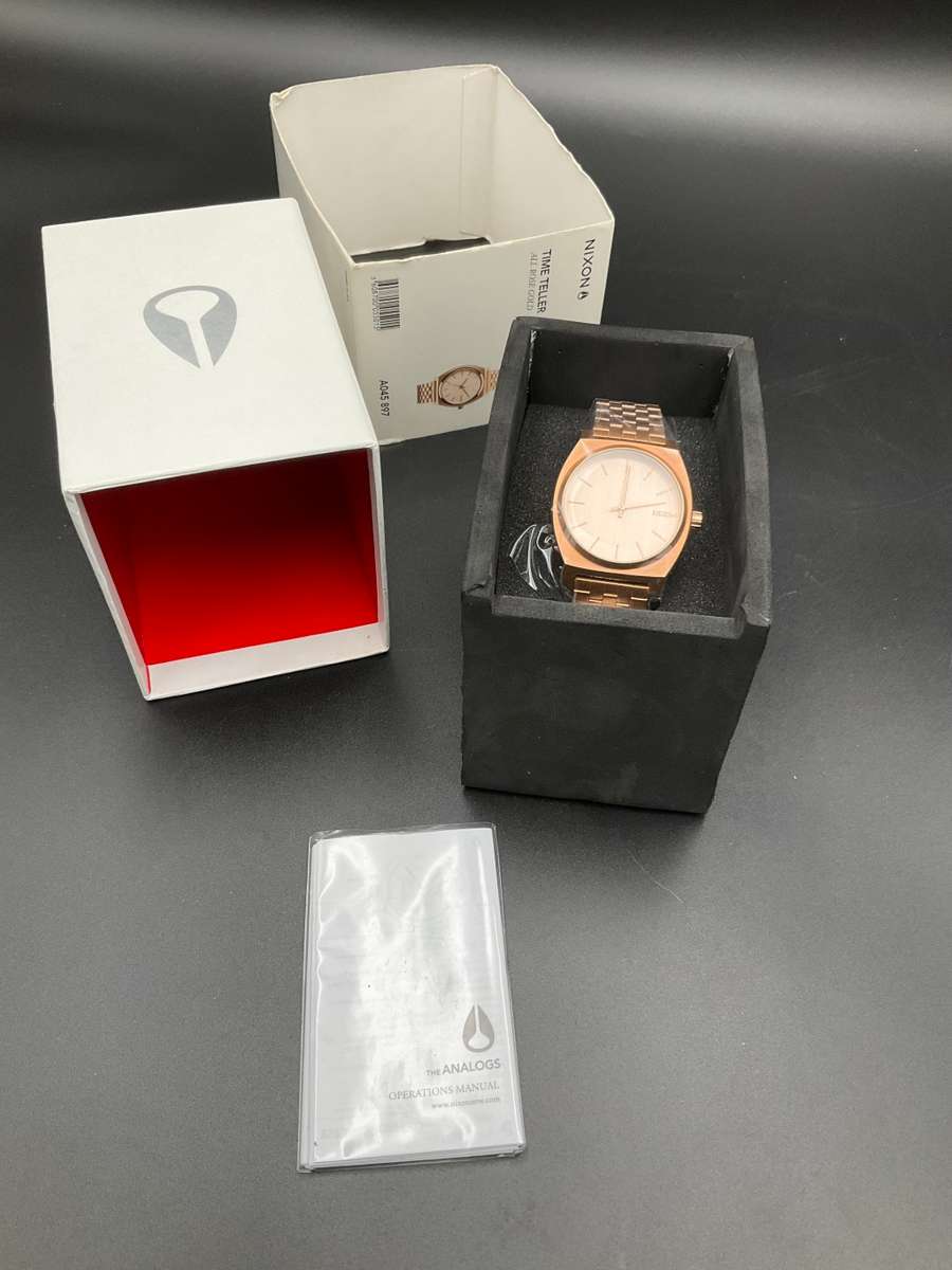 Nixon Time Teller Unisex Watch - All Rose Gold