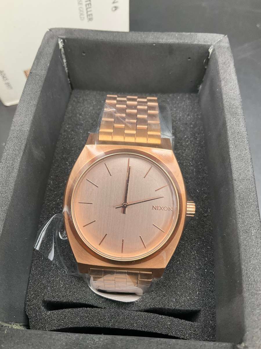 Nixon Time Teller Unisex Watch - All Rose Gold