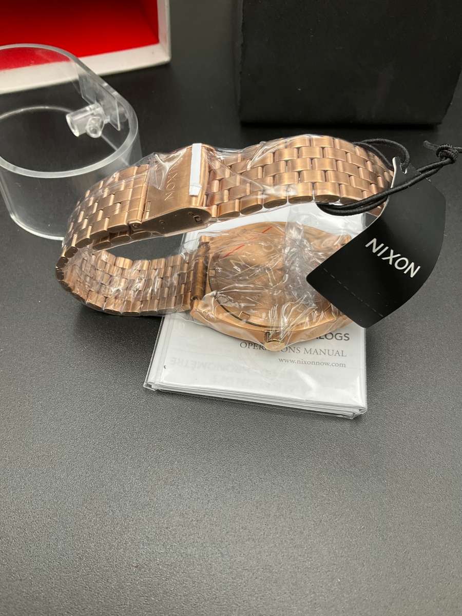 Nixon Time Teller Unisex Watch - All Rose Gold