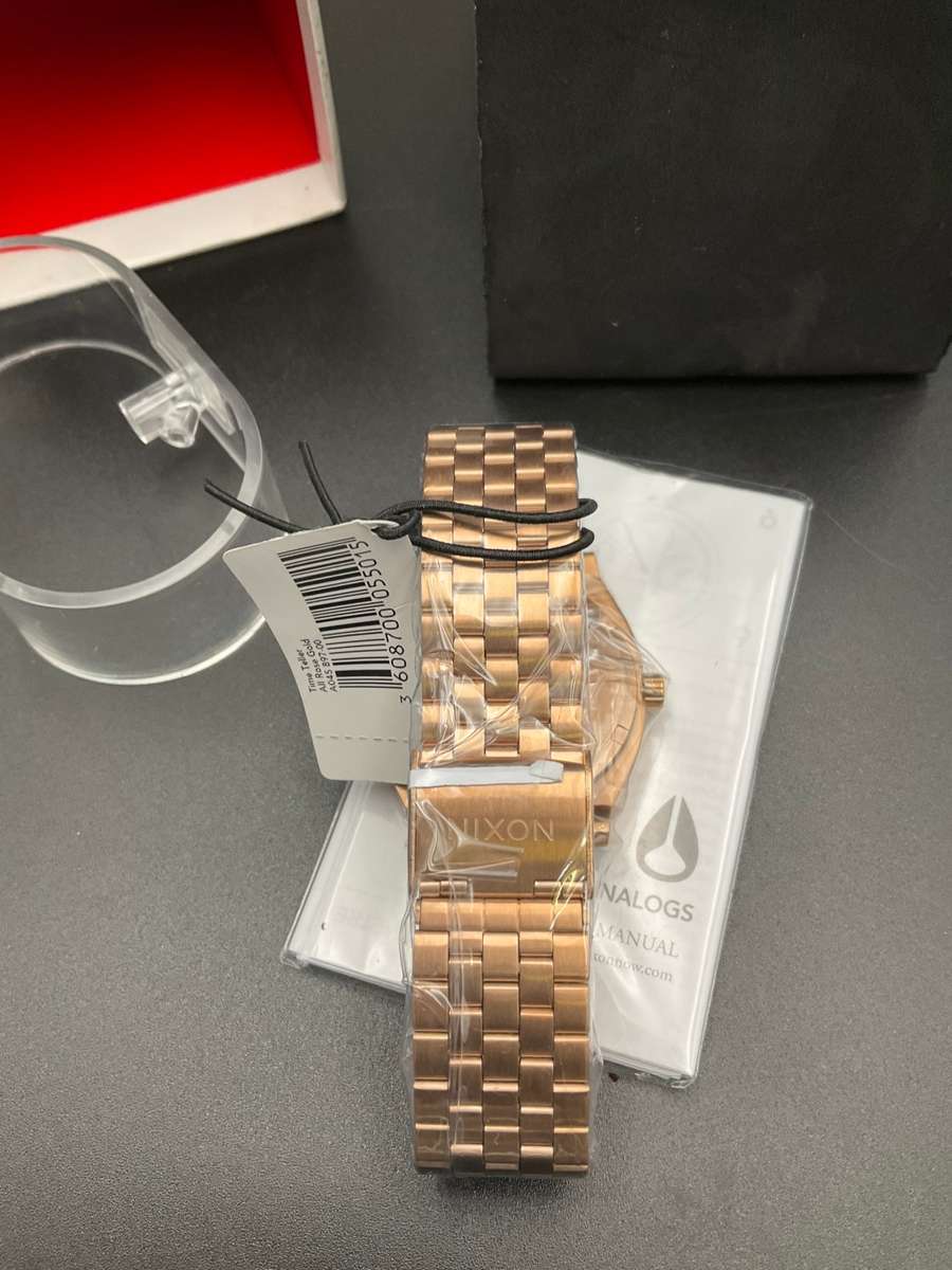 Nixon Time Teller Unisex Watch - All Rose Gold