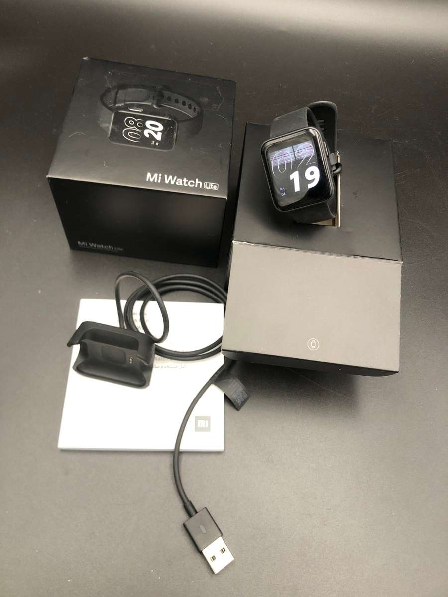 Xiaomi Mi Watch Lite Smartwatch - Black(tinny lines on screen)