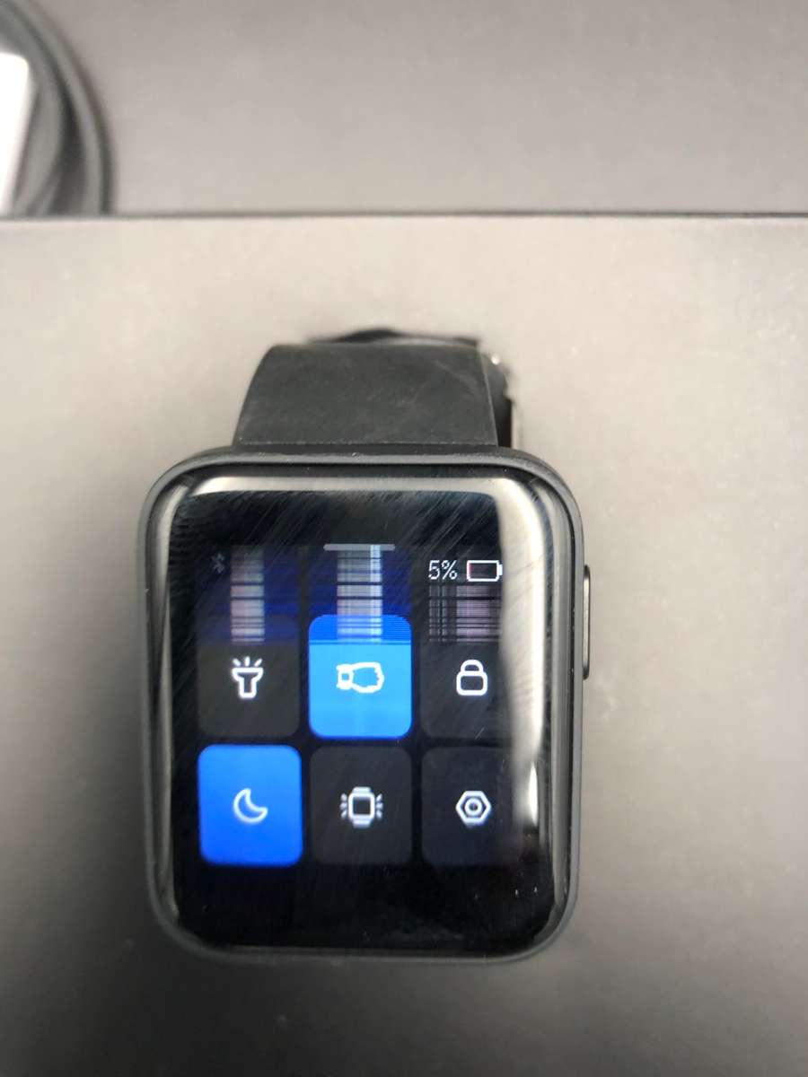 Xiaomi Mi Watch Lite Smartwatch - Black(tinny lines on screen)