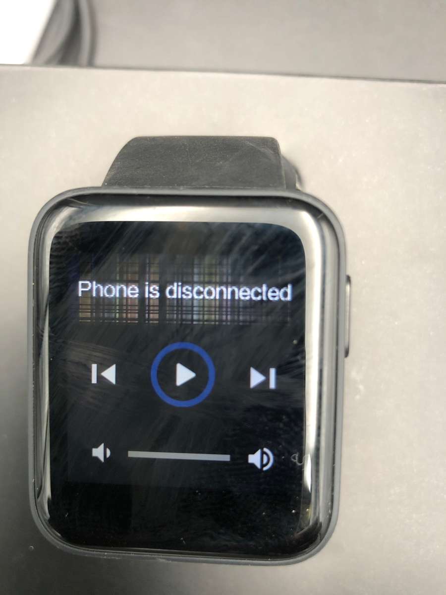 Xiaomi Mi Watch Lite Smartwatch - Black(tinny lines on screen)