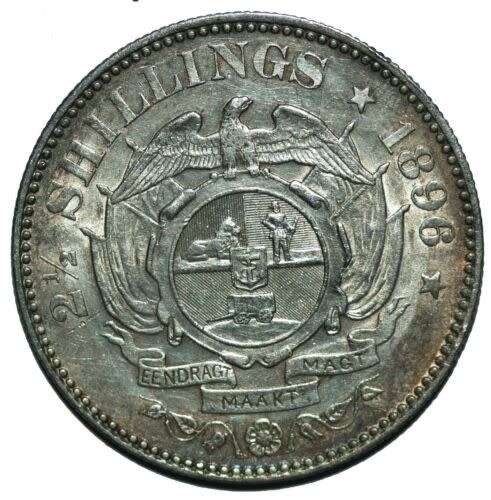 1896 ZAR Two and a Half Shillings as per pictures