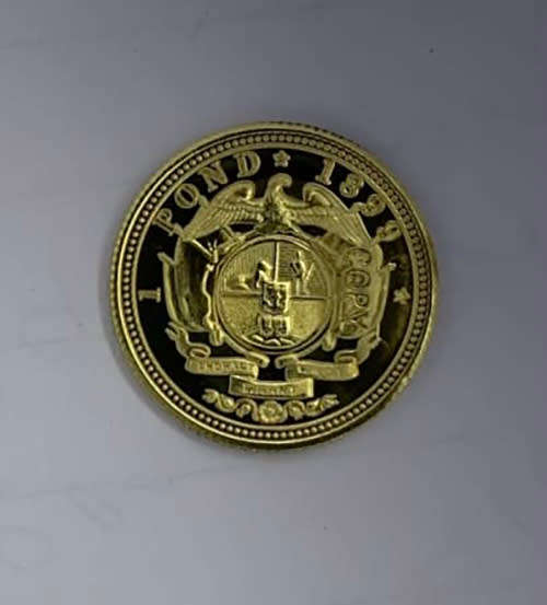 ZAR Single 9 Kruger Pond 1899 Replica - Replica of the most valuable ZAR Coin.