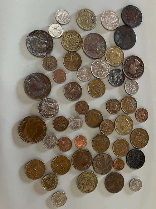 ** R1.00 ** Starting - Lot of 50 coins, Mostly SA some others! #1