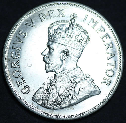 1923 Proof Two and a Half Shillings! Beautifully struck, Stunning coin.